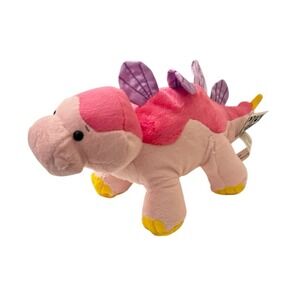 Webkinz Bubblegumasaurus Plush Ganz Pink Dinosaur Stuffed Animal No Code